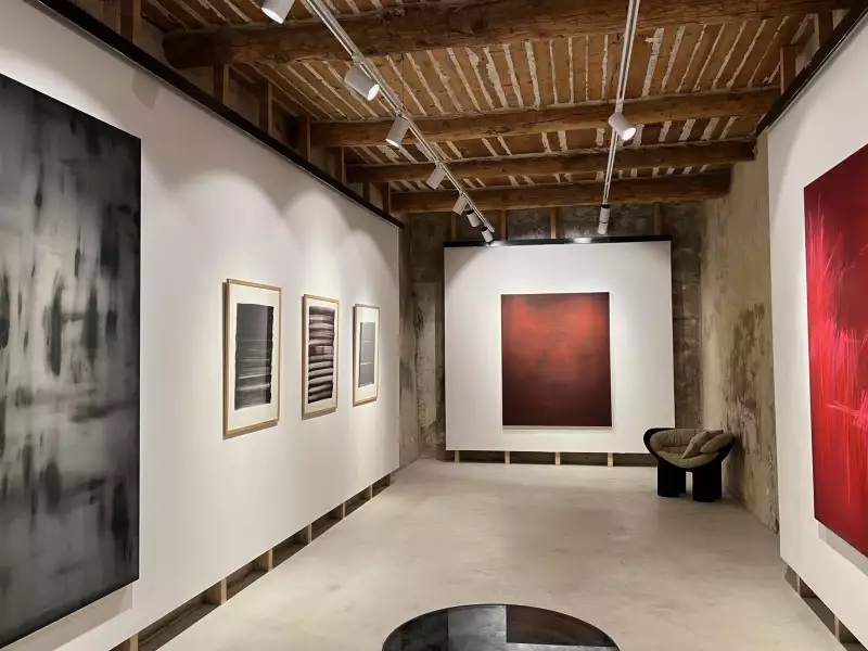 Anne-Marie Renan In situ 3 Studio open to the public, Aix-en-Provence Décember 2022 img_2995