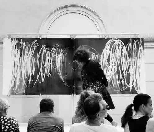 Anne-Marie Renan Performance Ecrire le Geste Musée Granet, Aix-en-Provence June 2022 c7abefa3-4752-4426-b090-3bbf83a64e89